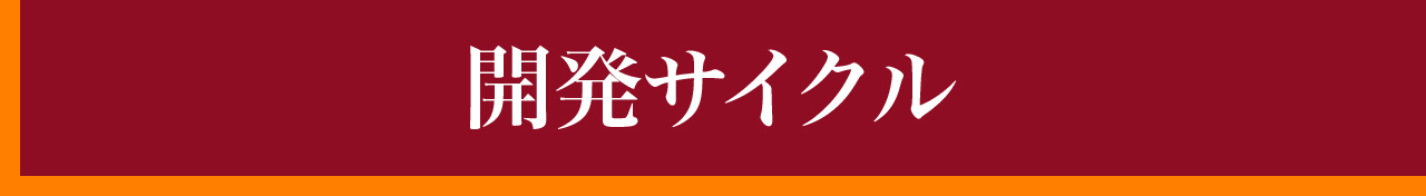 技の数値化 開発サイクル