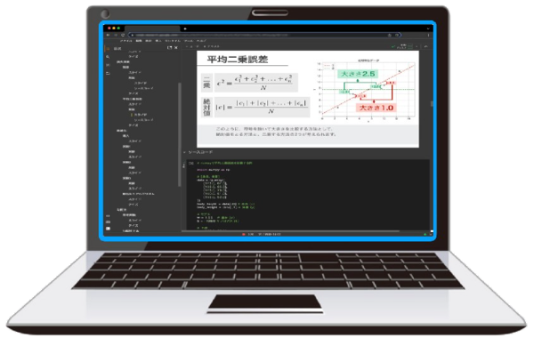 APC独自のインタラクティブ
AIプログラミング学習教材